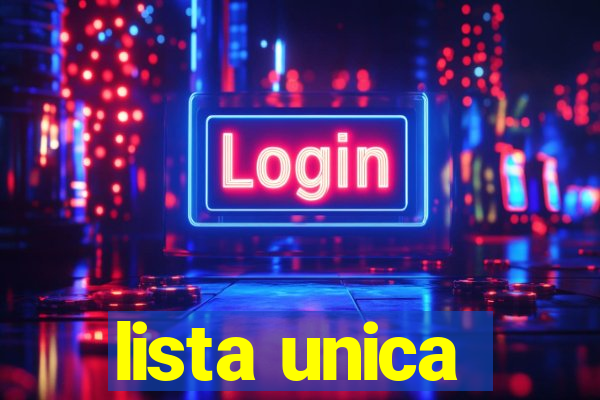 lista unica